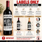 Personalized Breaking News Wine Bottle Label, Custom Photo Announcement Label, Wedding Birthday Anniversary Graduation Gift, Newspaper Label