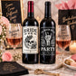 Bachelorette Wine Bottle Labels, Bride or Die, Til Death Do Us Party, Gothic Bachelorette Party Decor, Bride’s Last Ride, Wine Labels