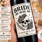 Bachelorette Wine Bottle Labels, Bride or Die, Til Death Do Us Party, Gothic Bachelorette Party Decor, Bride’s Last Ride, Wine Labels