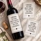 Funny Wine Bottle Label, Cheers to the Best Thing I Found on the Internet, Boyfriend Girlfriend Gift, Anniversary Gift, Wine Label Gift