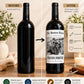 Personalized Friend Gifts, Best Friend Wine Bottle Label, Custom Photo Bestie Gift, Friends Forever Newspaper Wine Label, Gift for Her