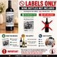 Personalized Friend Gifts, Best Friend Wine Bottle Label, Custom Photo Bestie Gift, Friends Forever Newspaper Wine Label, Gift for Her