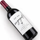 Engagement Wine Bottle Label, Sip Sip Engaged Sticker, Engagement Gift for Couple, Bridal Shower Gift, Wine Bottle Sticker, Engagement Gift