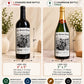 Personalized Friend Gifts, Best Friend Wine Bottle Label, Custom Photo Bestie Gift, Friends Forever Newspaper Wine Label, Gift for Her