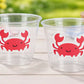 Crab Party Cups, Crab Treat Cups, Crab Birthday, Crab Party, Crab Party Favors, Under the Sea Party Cups