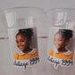 Custom Plastic Party Cups Personalized Party Cups Personalized 40th Birthday Cups Vintage 40th Cups Custom Face Party Cups Decorations