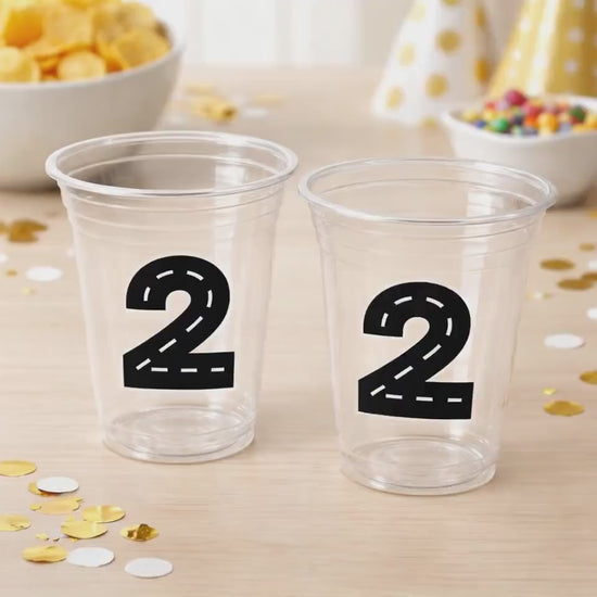 RACING PARTY CUPS - Race Track Cups Racing Birthday Cups Racing Birthday Cups Race Car Party Favors Racing Party Favors Racing Decorations