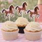 Horse Cupcake Toppers for Birthday Party, Horse Theme Party Decorations, Farm Animal Cake Toppers, Horse Cupcake Picks, Horse Party Supplies