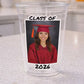 Custom Graduation Cups Custom Plastic Cups Personalized Photo Graduation Cups Custom Grad Photo Cups 2026 Graduation Party Cups Grad Favors