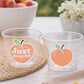 PEACH PARTY CUPS- Peach Birthday Party Peach First Birthday Peach 1st Birthday Peach Party Decorations Peach Party Supplies Just Peachy Cups