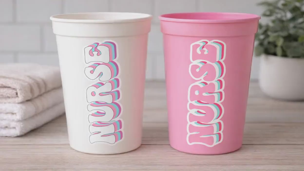Nursing Party Cups Doctor Party Cups Nurse Party Cups Nursing Party Rn Party Decorations Medical School Party Nurse Graduation Party Meds