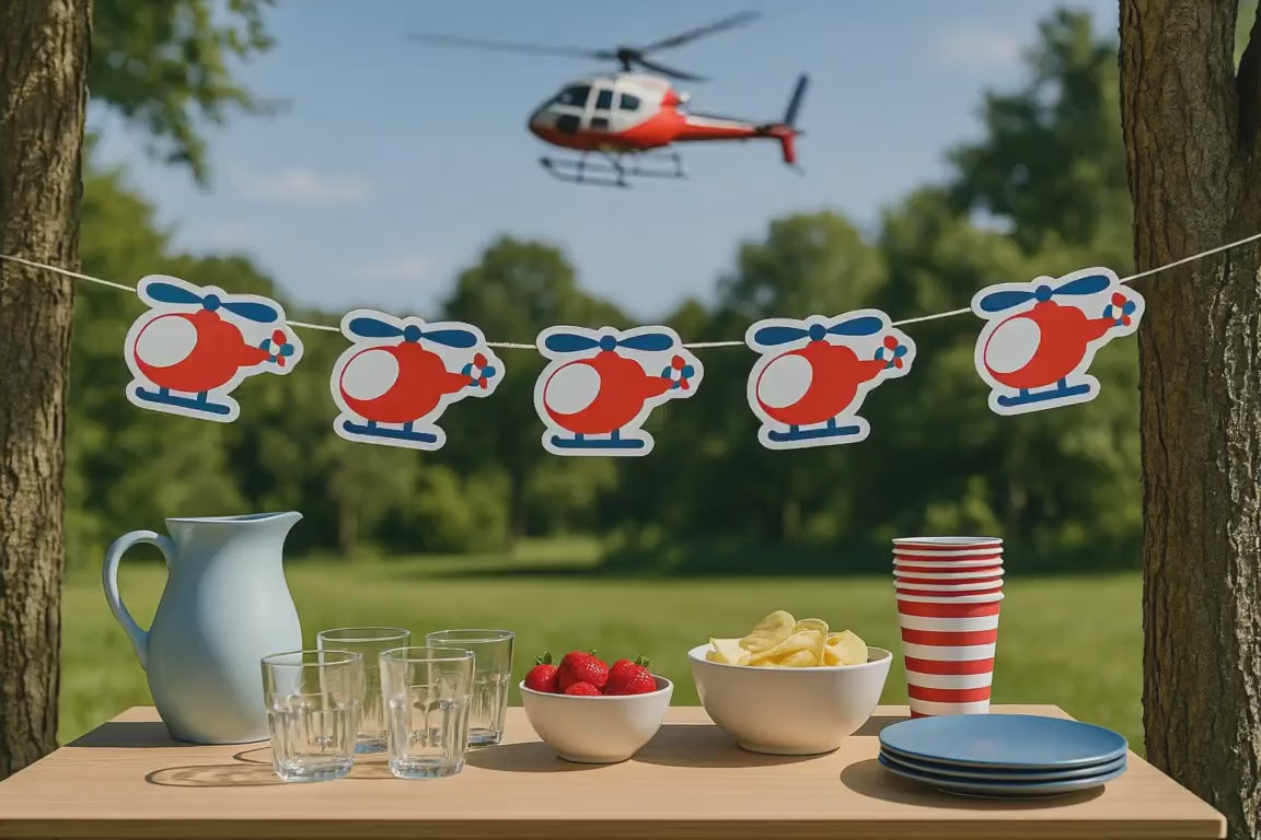 HELICOPTER Garland, Helicopter Garland, Helicopter Banner, Helicopter Birthday, Helicopter Party, Helicopter Decorations - 823201028A