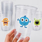 MONSTER PARTY CUPS - Monster Cups Little Monster First Birthday Decoration Little Monster Party Monster Cups Monster Birthday Decorations