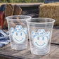 Blue COWBOY PARTY CUPS - Cowboy Cups Cowboy Party Decorations Cowgirl Bachelorette Cow Print Hat Happy Face Cups Cowboy Rodeo Party Cups