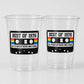 50th BIRTHDAY PARTY CUPS 50th Party Decorations 50th Party Favors 50th Birthday Cassette Tape Cups Best of 1976 Birthday Party Vintage 1976