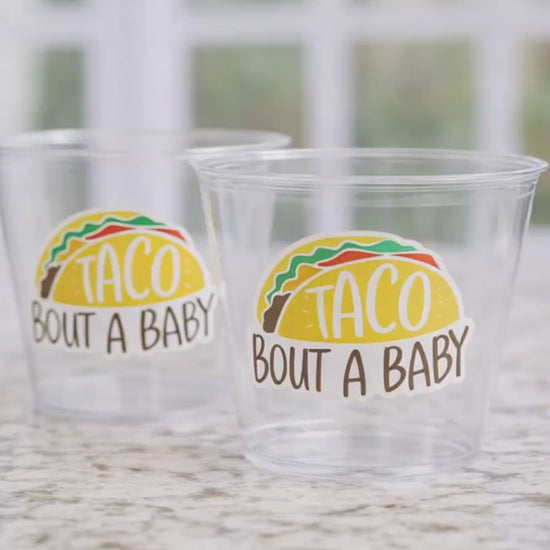 Taco Bout a Baby Cups Taco Party Favors Taco Baby Shower Taco Birthday Fiesta party Fiesta Baby Shower Taco Bout a Baby Decorations favors
