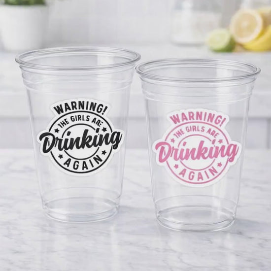 BACHELORETTE PARTY CUPS - Bachelorette Cups Girls Night Party Cups Bridal Shower Cups Girls Night Out Party Party Favors Bachelorette Cups