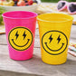 Happy FACE CUPS - One Happy Girl 1st Birthday Happy Happy Face First Birthday Happy Happy Face Cups Happy Face Favors Happy Face