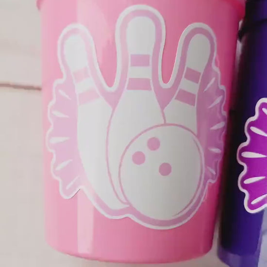 BOWLING PARTY CUPS - Bowling Birthday Cups Bowling Cups First Birthday Bowling Party Decorations Bowling Bowling Cups Bowling Party Favors