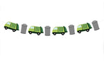 Garbage Truck Garland, Garbage Truck Banner, Garbage Truck Birthday Party