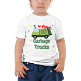 Garbage Truck Shirt, Garbage Truck Birthday, Toddler Short Sleeve Tee