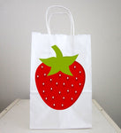 Strawberry Goody Bags, Strawberry Favor Bags, Strawberry Gift Bags, Strawberry Goodie Bags, Strawberry Party