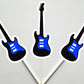 Guitar Cupcake Toppers, Rock Star Cupcake Toppers
