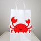 Crab Goody Bags, Crab Party Favor, Goody, Gift Bags - Under the Sea, Ocean Party