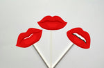 Lips Cupcake Toppers, Bridal Shower Cupcake Toppers, Bachelorette Party Cupcake Toppers, Sexy Cupcake Toppers, Valentine's Cupcake Toppers