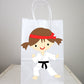 Karate Goody Bags, Karate Girl Goody Bags, Karate Girl Favor Bags, Karate Girl Party Bags, Karate Goodie Bags (1718516P)