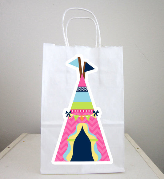 Teepee Goody Bags, Tipi Goody Bags, Tepee Goody Bags, Glamping Goody Bags, Pow Wow Goody Bags, Tribal Goody Bags