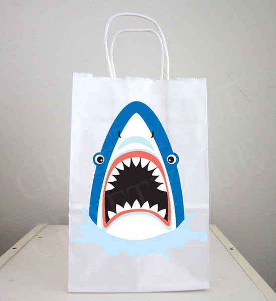 Shark Party Favor, Goody, Gift Bags - Under the Sea, Ocean Party, (329171105A)