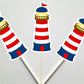 Lighthouse Goody Bags, Nautical Goody Bags, Nautical Favor Bags, Nautical Gift Bags