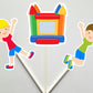Bounce House Goody Bags, Bounce House Favor Bags, Bounce House Gift Bags