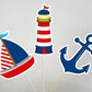 Lighthouse Goody Bags, Nautical Goody Bags, Nautical Favor Bags, Nautical Gift Bags