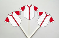 Baseball Cupcake Toppers, Baseball Jersey Cupcake Toppers, Baseball Birthday Cupcake Toppers, Baseball Baby Shower Cupcake Toppers