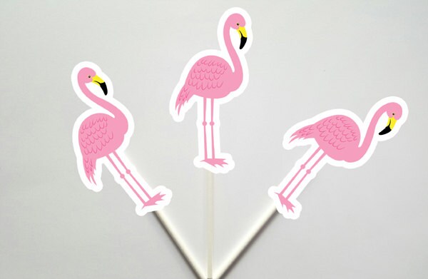Flamingo Goody Bags,  Flamingo Favor Bags, Flamingo Gift Bags, Flamingo Birthday Favors