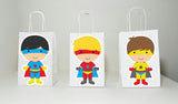 Superhero Goody Bags, Superhero Favor Bags, Superhero Gift Bags, Superhero Party Bags