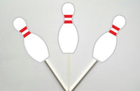 Bowling Cupcake Toppers