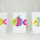 Fish Cupcake Toppers, Colorful Fish Cupcake Toppers, Under The Sea Cupcake Toppers,  82916425P