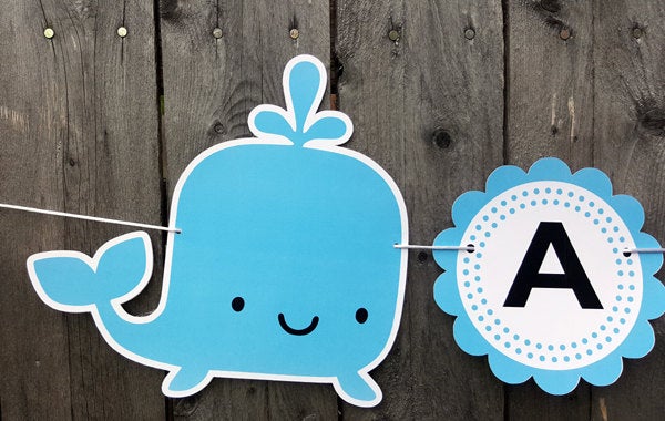 Whale Goody Bags, Whale Favor Bags, Whale Party Bags, Under the Sea Goody Bags - Under the Sea, Ocean Party