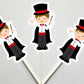 Magician Cupcake Toppers, Magician Birthday, Magic Party