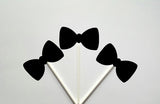 Bow Tie Cupcake Toppers, Little Man Cupcake Toppers, Little Man, Baby Shower Cupcake Toppers