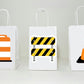 Construction Goody Bags, Construction Goody Bags, Construction Cone Favor Bags