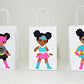 Girl Superhero Cupcake Toppers - African American (71617804P)