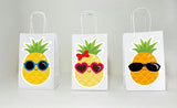 Pineapple Cupcake Toppers, Pineapple Cake Topper, Luau Cupcake Toppers, Fruit Cupcake Toppers, Hawaiian Cupcake Toppers