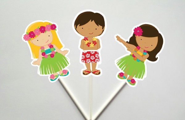 Luau Centerpieces, Luau Party, Luau Birthday, Hawaii Centerpieces, Tiki Party Centerpieces