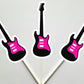 Guitar Cupcake Toppers, Rock Star Cupcake Toppers