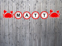 Crab Cupcake Toppers