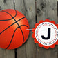 Basketball Cupcake Toppers, Basketball Birthday Cupcake Toppers